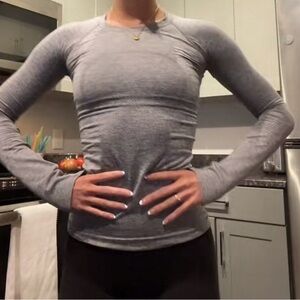 Lululemon grey swiftly tech long sleeve